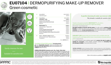 EU07104 DERMOPURIFYING MAKE-UP REMOVER