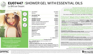 EU07447 - Shower gel with essential oils