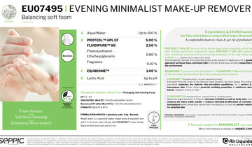 EU07495 - Evening minimalist make-up remover