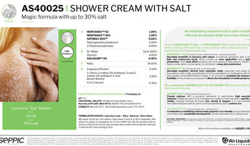 AS40025A - Shower cream scrub with salt