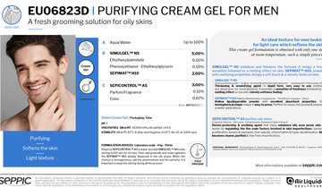 EU06823D - Purifying cream gel for men