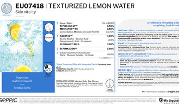 EU07418 - Texturized lemon water