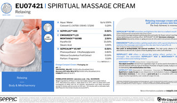 EU07421 - Spiritual massage cream relaxing