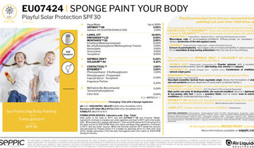 EU07424 - Sponge paint your body - Playful solar protection