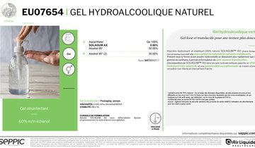 EU07654 - Gel Hydroalcoolique naturel