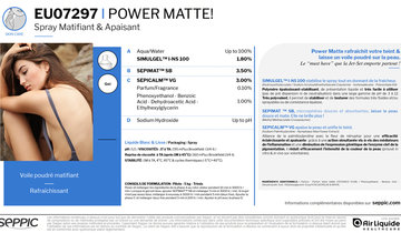 EU07297 - Power matte ! Spray matifiant et apaisant