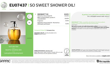 EU07437 - So sweet shower oil!