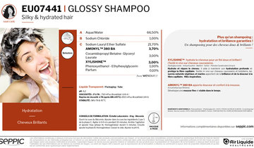 EU 07441 Glossy shampoo - silky and hydrated hair