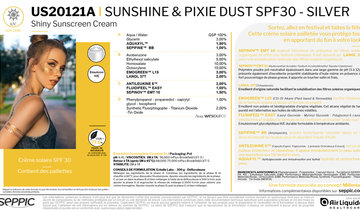 US20121A - Sunshine & Pixie Dust spf30 Silver