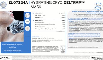 EU07324A - Hydrating cryo-GELTRAP mask