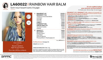 LA60022_Rainbow Hair Balm_Soin nourrissant sans rinçage_FR