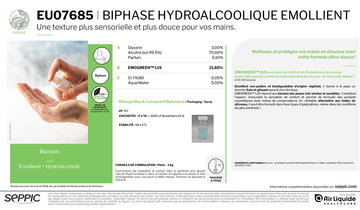 EU07685 - Biphasique Hydroalcoolique Emollient - FR
