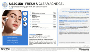 US20158 - Fresh & clear acne gel