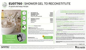 EU07760 - Shower gel to reconstitute
