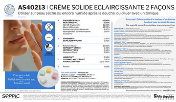 AS40213 Crème solide éclaircissante 2 façons FR